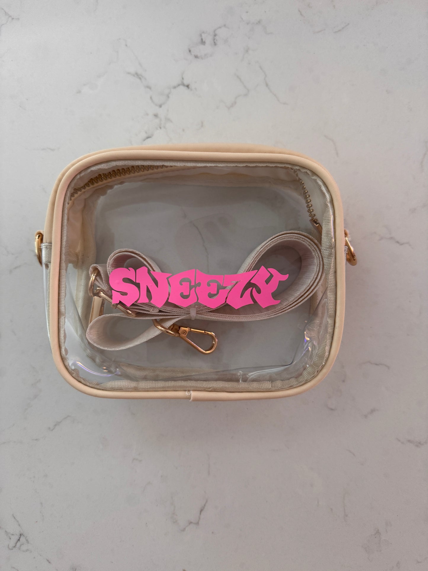 Clear Sneezy Concert Bag