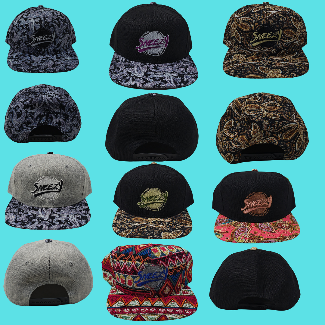 Sneezy Snapbacks - Paisley Collection