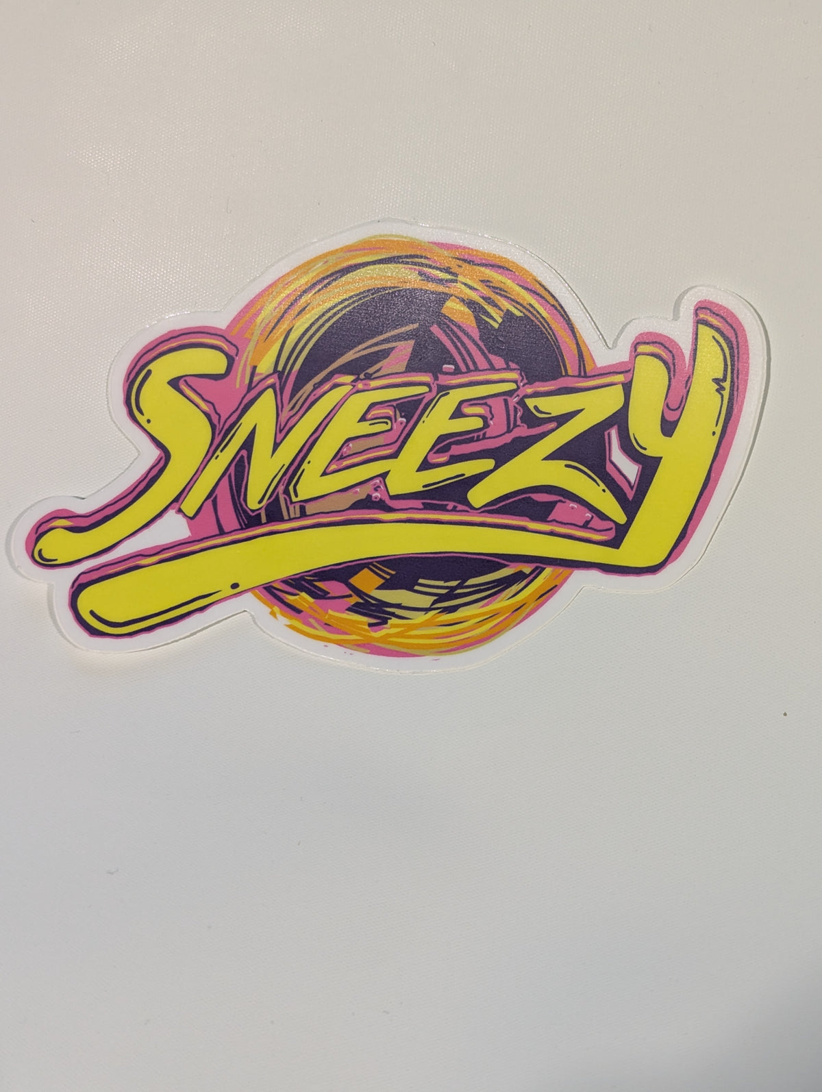 Sneezy Orbit Sticker